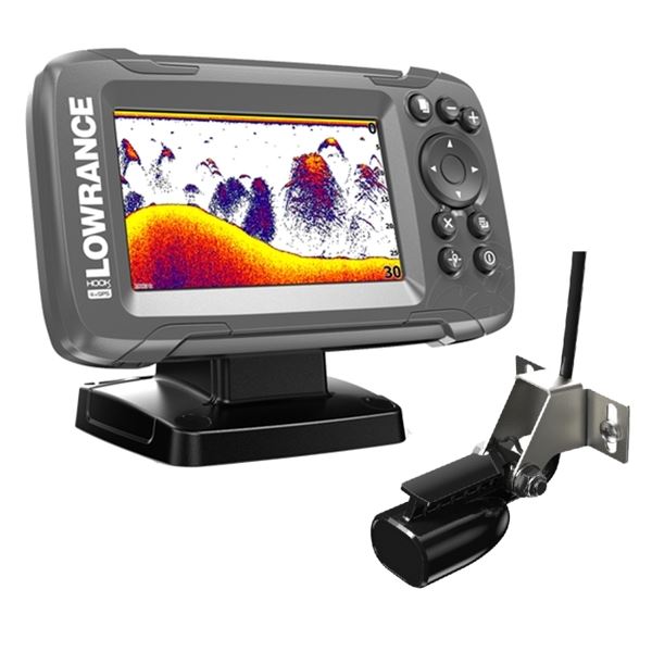 Lowrance HOOK 2-4x GPS Fishfinder with Bullet Skimmer (000-14015-001)