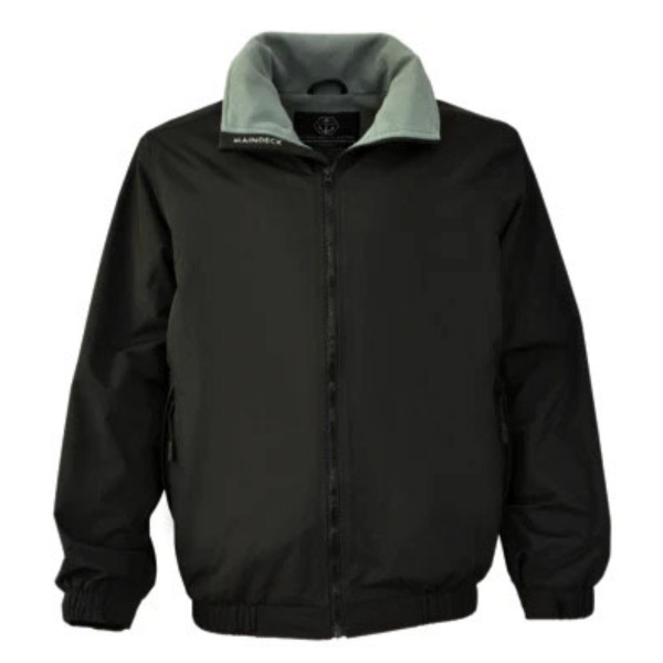 Maindeck Crew Jacket - Size M - Black / Grey Fleece