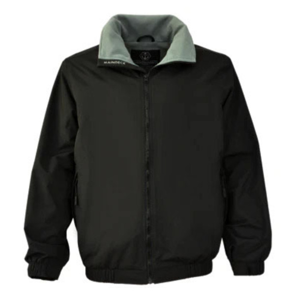 Maindeck Crew Jacket - Size S - Black / Grey Fleece