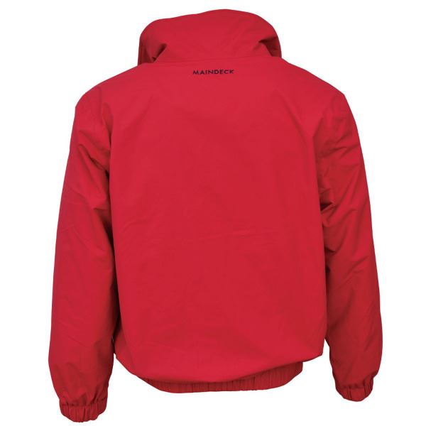 Maindeck Crew Jacket Size L Red / Navy Fleece (MDCJRNL)