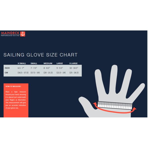 Maindeck Extreme Waterproof Gloves - Size M - Image 2