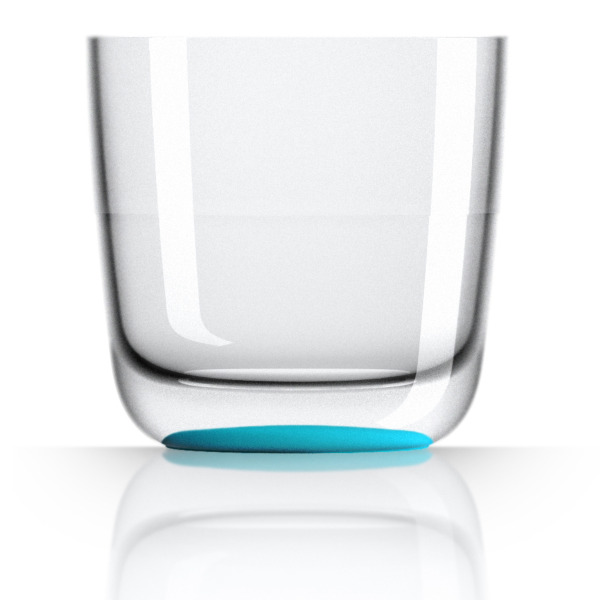 Marc Newson Palm Tumbler Glass - Vivid Blue - 285ml Marc Newson Palm Tumbler Glass - Vivid Blue - 285ml