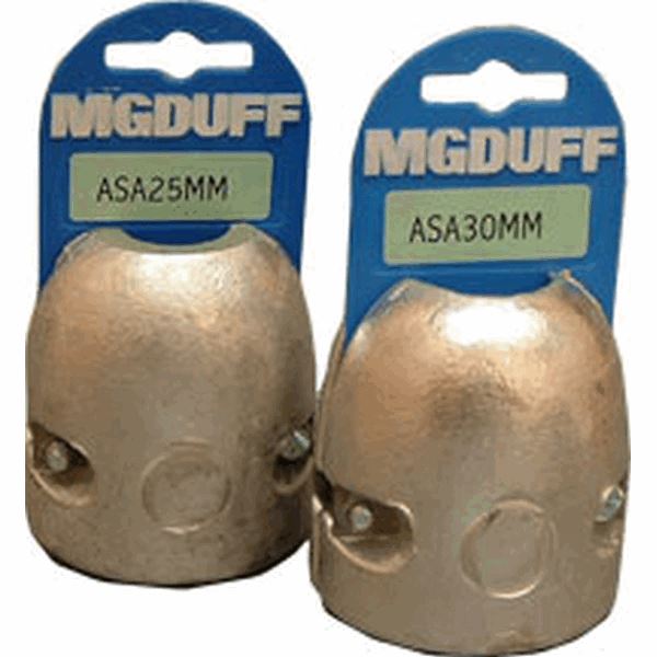 MG Duff ASA40mm Aluminium Shaft Anode Insert To Suit Dia 40mm