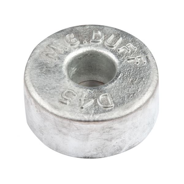 MG Duff Zinc Hull Anode Disc 4.5 Kgs Weight 130mm