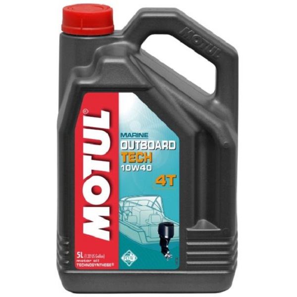 Motul Outboard Tech 4-Stroke Oil - 4T 10W40 - 5l