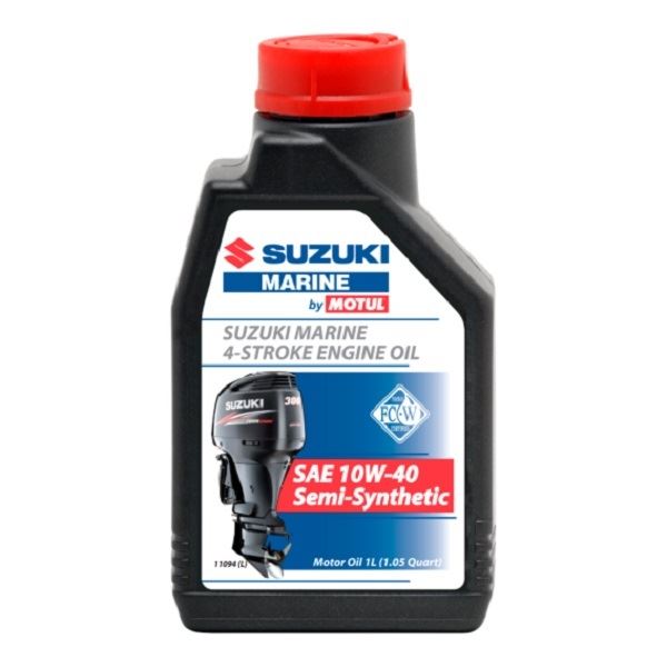 Motul Suzuki Marine 4-Stroke Outboard Oil - Semi-synthetic - 4T 10W40 - 1L