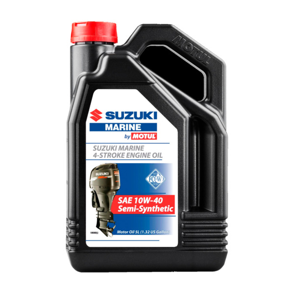 Motul Suzuki Marine 4-Stroke Outboard Oil - Semi-synthetic - 4T 10W40 - 5L