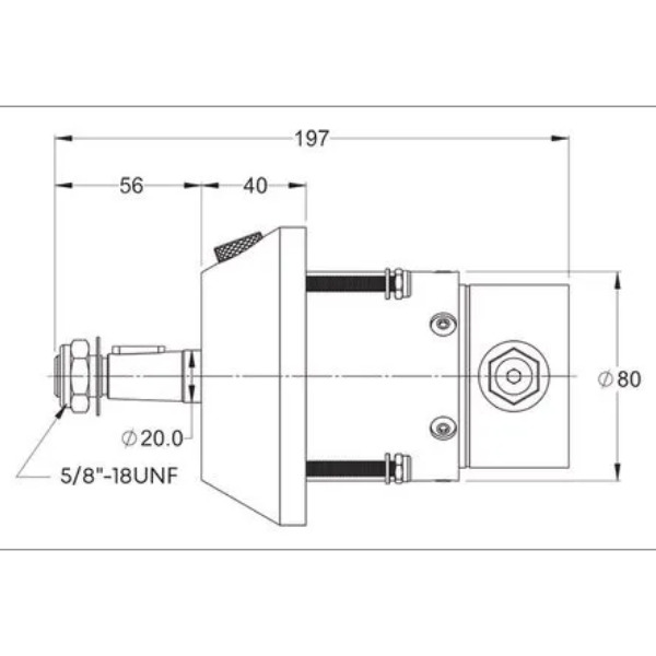 Multiflex HP-16 Flush Mount Hydraulic Helm Pump - 16cc / 0.9ci - Image 2