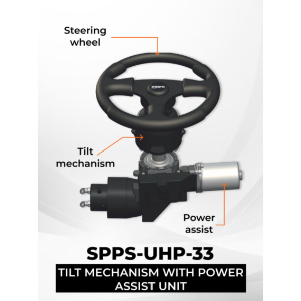 Multiflex SPPS-U33-350 Hydraulic Power Steering System - Single Engine Up-To 350HP - Image 3