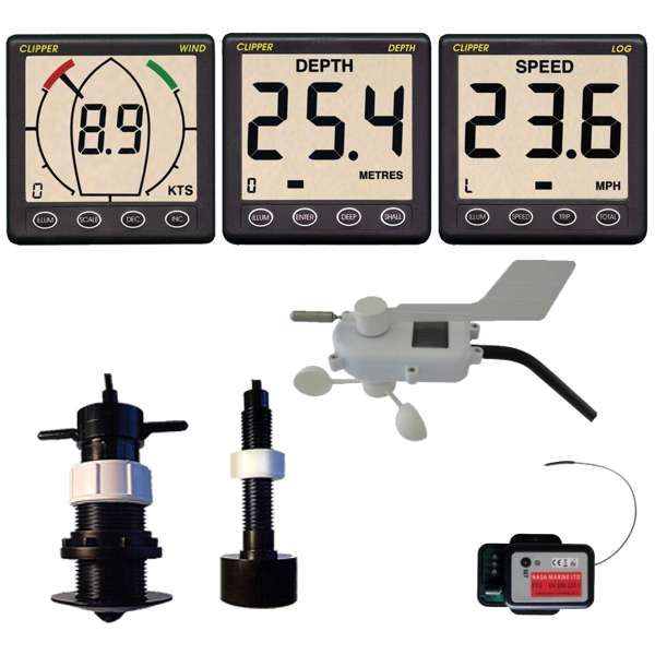 Nasa Clipper Depth, Clipper Log and Clipper Wireless Wind Pack (CLIP