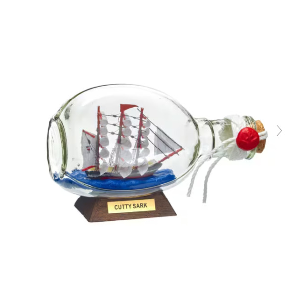 Cutty Sark in Dimple Bottle - 15cm Cutty Sark in Dimple Bottle - 15cm