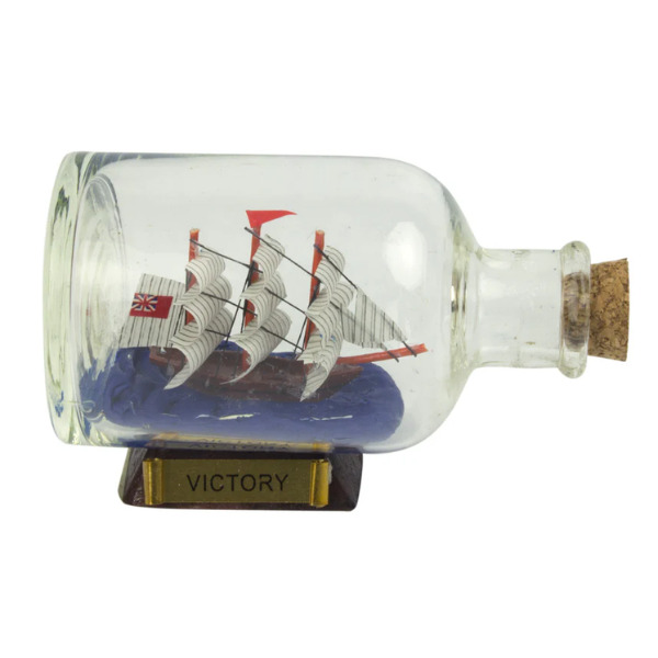 Nauticalia Ship-in-Bottle - HMS Victory - 9cm Nauticalia Ship-in-Bottle - HMS Victory - 9cm