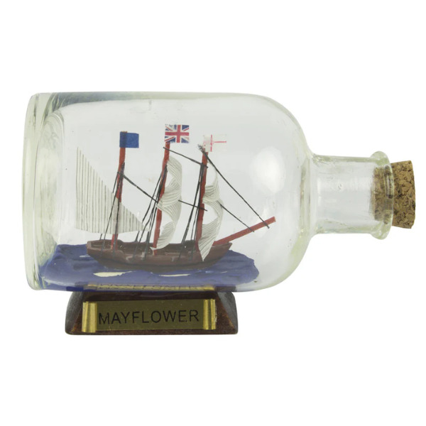 Nauticalia Ship-in-Bottle - Mayflower - 9cm