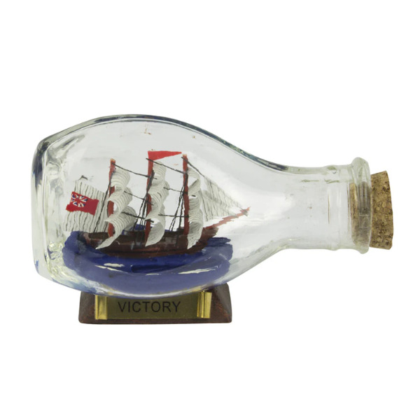 Nauticalia Ship-in-Bottle - 3-Sided - HMS Victory - 9cm