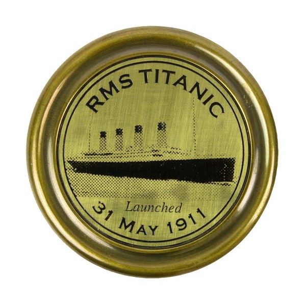 Nauticalia RMS Titanic Tribute Compass- brass- 6cm