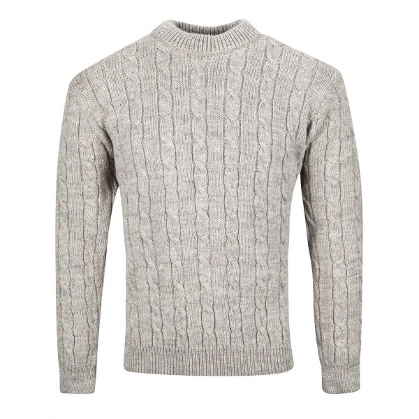 Nauticalia Balmoral Cable Crew - oatmeal - Sizes S to XXL