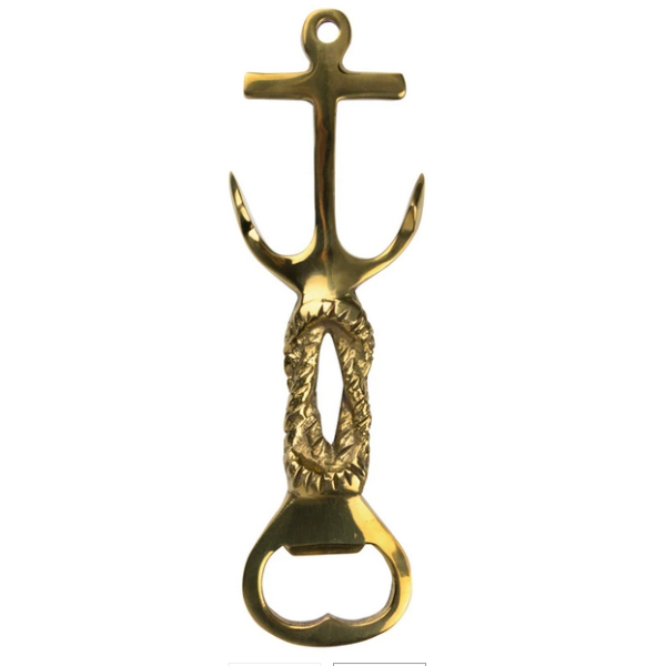 Nauticalia 4386 Brass Bottle Opener - Anchor Style Nauticalia 4386 Brass Bottle Opener - Anchor Style