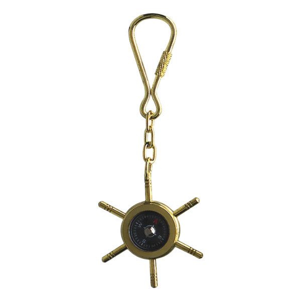 Nauticalia Keyring - Ships Wheel & Compass