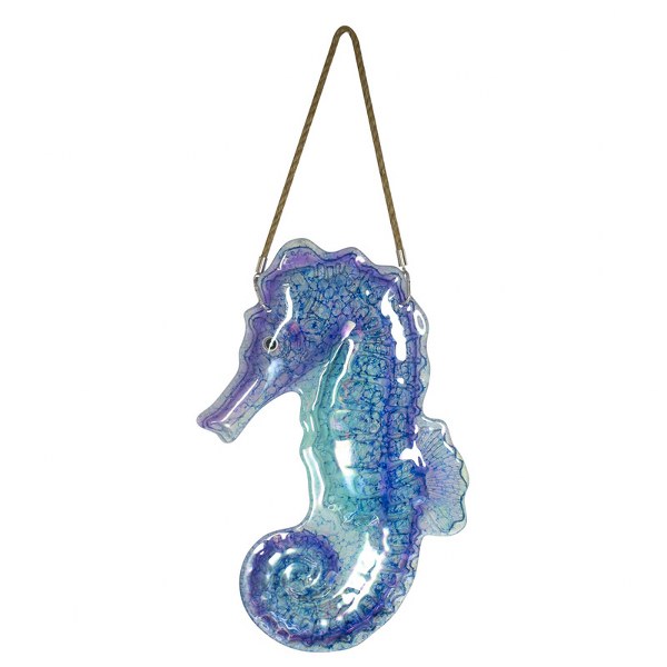 Nauticalia Seahorse Glass Wall D?cor- 43x28cm