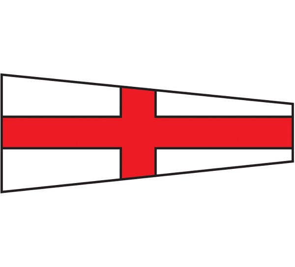 Nauticalia Numeral Code Flag - Eight- 30x45cm