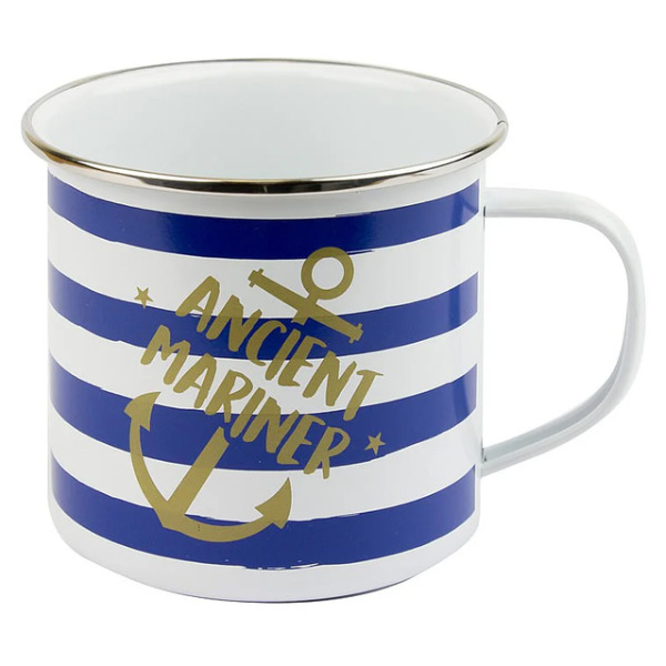 Nauticalia Tin Mug - Ancient Mariner - 530ml Nauticalia Tin Mug - Ancient Mariner - 530ml