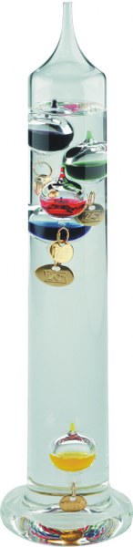 Nauticalia 5-Globe Galileo Thermometer- multi- 34cm