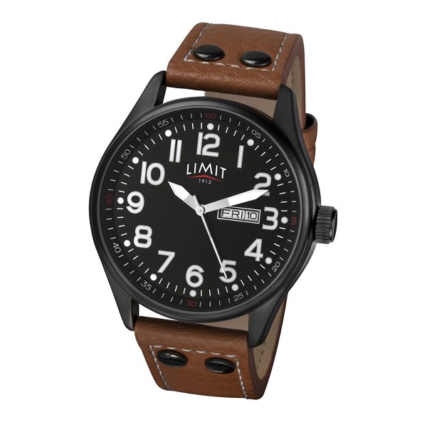 Nauticalia Limit Pilot Watch- brown/black Nauticalia Limit Pilot Watch- brown/black