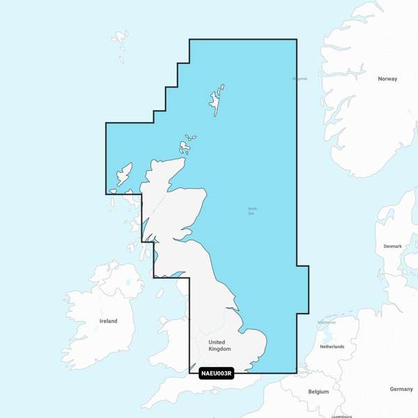 Navionics Plus Regular - Great Britain Northeast Coast - EU003R - SD Card