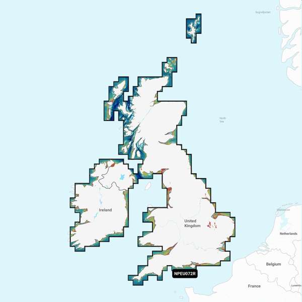 Navionics Platinum Plus Regular - U.K. & Ireland Lakes & Rivers - EU072R - SD Card