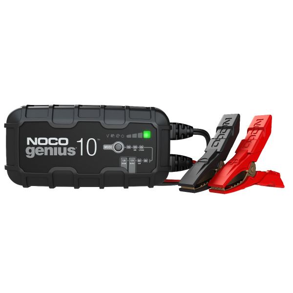 NOCO Genius 10 - 6V/12V 10 Amp Battery Charger, Maintainer & Desulfator 