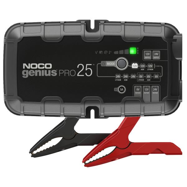NOCO Genius Pro 25 Smart Battery Charger - 6V / 12V / 24V - 25A