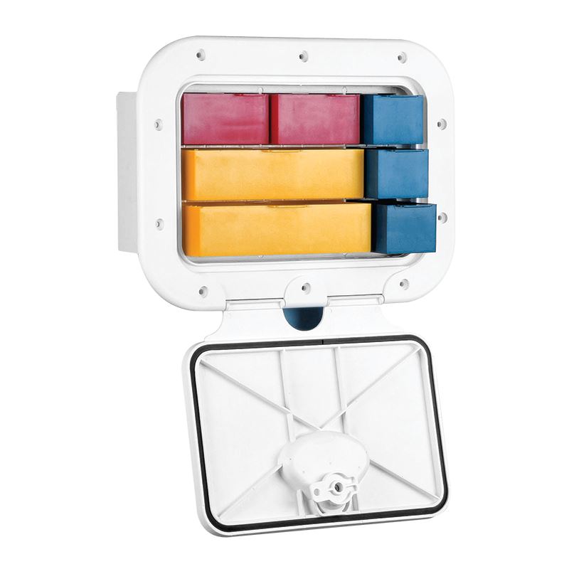Nuova Rade Classic Storage Hatch W/drawers. White. 275x375mm