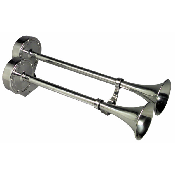 Ongaro Dual Trumpet Marine Horn - 18.5 Inch Ongaro Dual Trumpet Marine Horn - 18.5 Inch