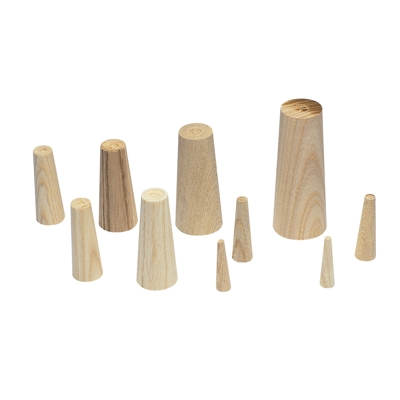 Wooden Plugs (Large) Set of 9