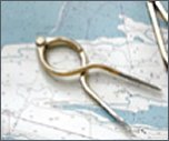 BRASS S/HANDED DIVIDERS 7 INCH