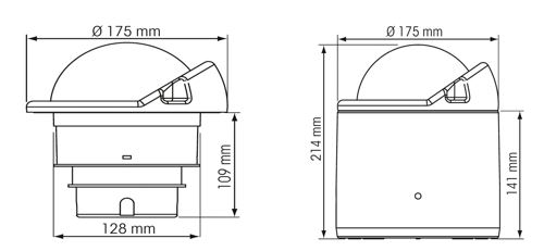 Plastimo Horizon 135 Dimensions