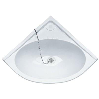 PLASTIC ANGLED WASH BASIN
