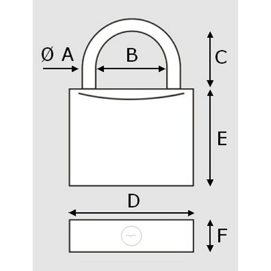 Plastimo Padlock 40mm Set Of Three - Image 2