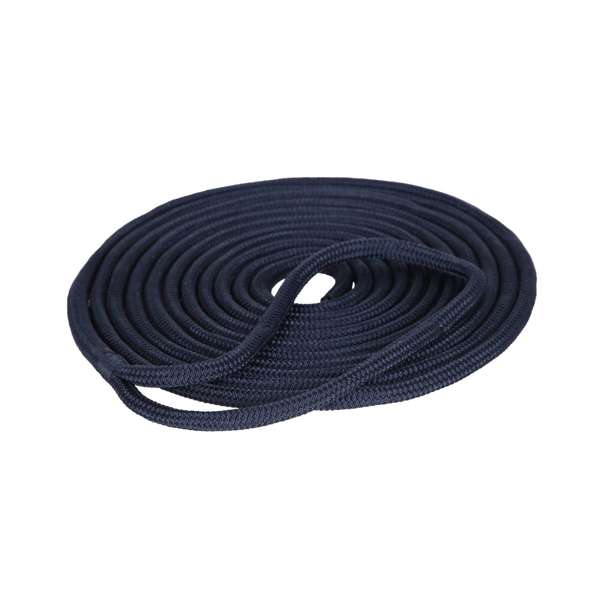 Plastimo 10mm Navy Blue Braided Mooring Rope with 30cm Spliced Eye - 6M