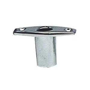 1 Top-mount socket - chrome plated brass