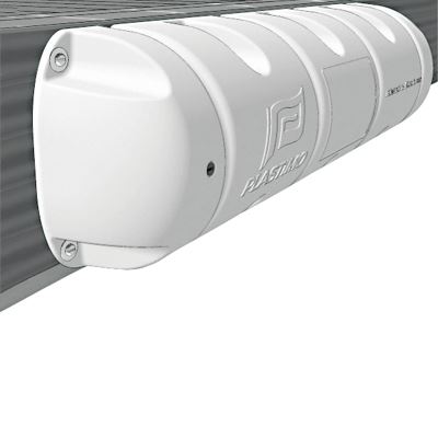 thumbnail image 2 of Post Bumpers P-Shape Edge Dock Bumper - 8 Foot White Vinyl Protection For Boat Docks C 226063 2 of 11