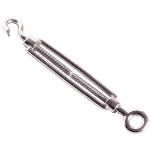 Plastimo S/Steel Cable Turnbuckles c/w Hooks - 13mm