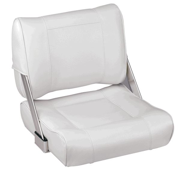 Plastimo Flip Back Seat White Vinyl