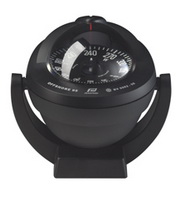 Plastimo Offshore 95 Compass Black with Flat Card. Bracket Mount