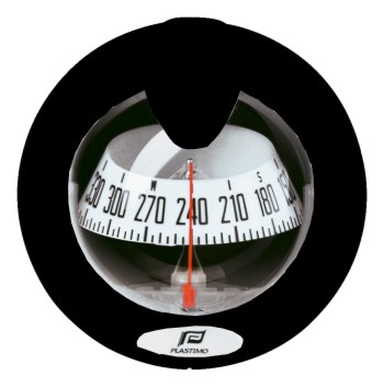 Plastimo Offshore 75 Compass Black - Grey Card. Flush Mount Vertical