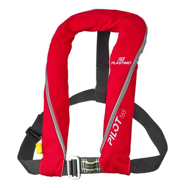 Plastimo Pilot 165 Lifejacket Automatic With Harness - Red