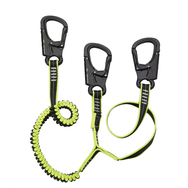 Plastimo Double Tether c/w 3 Aluminium Safety Hooks