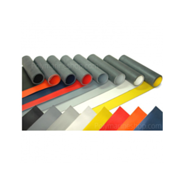 Polymarine Hypalon Inflatable Boat Fabric - 70 x 15cm - Black