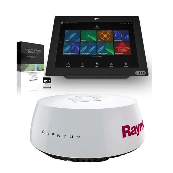 Raymarine Axiom+ 12 With UK Charts and Q24C Radar Bundle