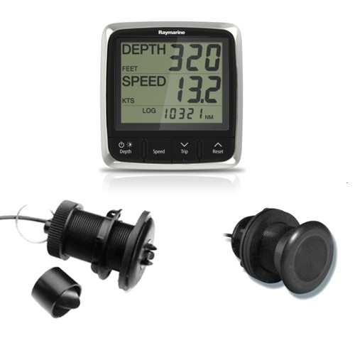 Raymarine i50 Tridata Pack c/w P120 & P19 Speed / Temp / Depth Thru Hull Transducers